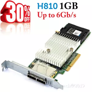 Dell PERC H810 Full Height RAID Controller w/1GB Cache NR42D NDD93 VV648 KKFKC - Picture 1 of 3