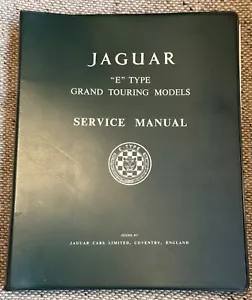 JAGUAR E TYPE GRAND TOURING MODEL SERVICE MANUAL DIRECTORS MANAGEMENT ISSUE 1964 - Picture 1 of 11