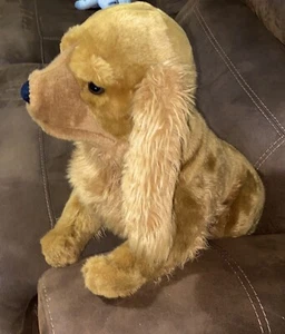 Peluche Melissa & Doug Golden Cocker Spainanl-Life Size Standard 20” Realistico - Foto 1 di 11