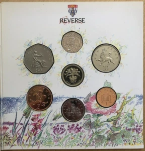 The 1989 Royal Mint Annual 7 Coin Set Collection Brilliant Uncirculated - Picture 1 of 10