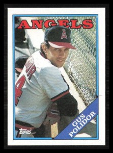 Gus Polidor 1988 Topps #708  California Angels