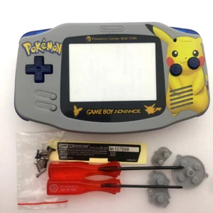 Big Pika-chu Gray Housing Shell Case cover for Game Boy Advance GBA Console - Picture 1 of 7