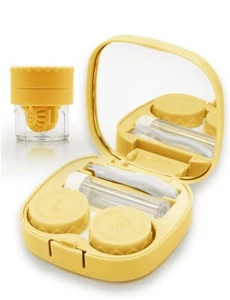 Contact Lens Case with Cleaner Washer Travel Size Cute Colored Contact Lenses... - Picture 1 of 6