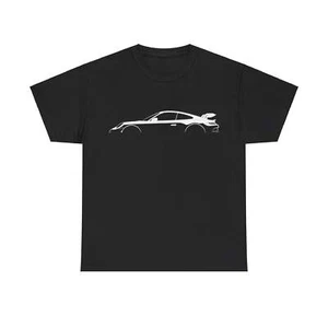 Porsche 911 GT3 992 Silhouette Car T-shirt - Picture 1 of 3