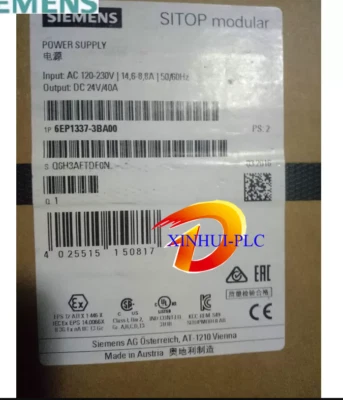 Fonte de alimentação cx/cx/Siemens nova 6EP1337-3BA00 6EP1337-3BA00 em caixa lacrada - Imagem 1 de 4
