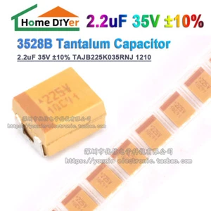 3528B Tantalkondensator 2,2uF 35V ±10% TAJB225K035RNJ 1210 - Picture 1 of 5