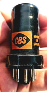 CBS Radio Tube 6052 6AC7 EE. UU. perfecto para coleccionistas y entusiastas - Imagen 1 de 4