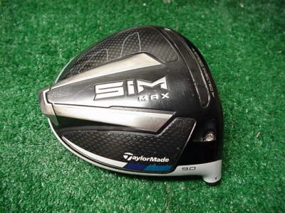 Bonita cabeza de driver y tornillo Taylor Made Sim Max 9 grados Foto 1 de 3