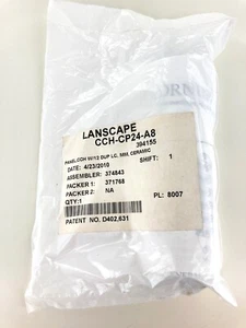 NOS - Corning CCH-CP24-A8 Panel 12 LC Duplex 24 Fiber 62.5 um MM OM1 NEW - Picture 1 of 5