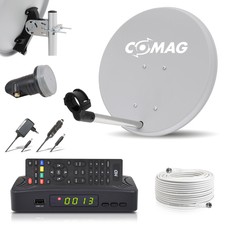 HDTV HD HDMI Camping SAT Anlage Digitale Receiver LNB Mobile 12V 230 Set KFZ LKW