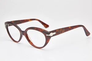 1980s vintage cat eye eyeglasses PERSOL RATTI cat-eye tortoise eyeglasses - Picture 1 of 12