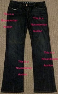 NUEVO MUJER SERIO COSIDO BOTA CORTE ACAMPANADO KEATON JEANS ETIQUETA 32 34 X 31 $186 ENVÍO GRATUITO - Imagen 1 de 7