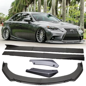 For Lexus RC UX IS GS Carbon Look Front Rear Bumper Lip Splitter + Side Skirts - Bild 1 von 14