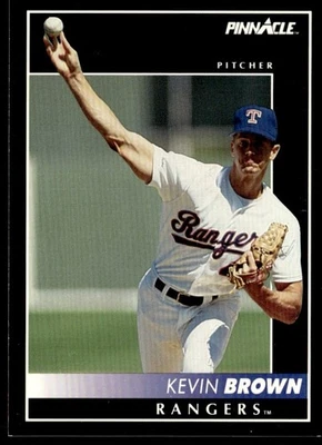 1992 Pinnacle Kevin Brown Texas Rangers #405 - Image 1 of 2
