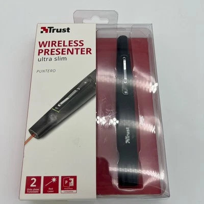 Trust Power point Presentation Remote Wireless USB PPT Presenter Laser Pointer - Image 1 of 4