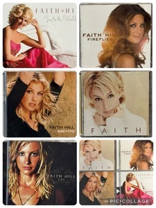 Faith Hill CD Lot 5 Fireflies Breathe Faith Cry Joy to The World - Picture 1 of 6