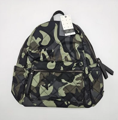 Mochila camuflada média motivadora Sol e Selene nova com etiquetas, repelente de água, laptop 15" - Imagem 1 de 4