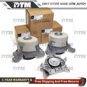 Set Of 3 Engine & Transmission Mount FOR Mercedes-Benz C300 E300 2.0L 4Matic AWD - Picture 1 of 6
