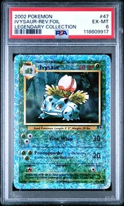 2002 Pokemon Legendary Collection #47 Ivysaur Reverse Foil PSA 6 EX-MT - Bild 1 von 2
