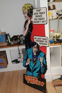 Walt Disney Dick Tracy "Big Boy 5 Fuß 8" groß Pappständer von Starmakers - Bild 1 von 16