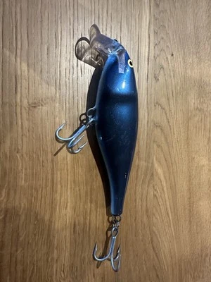 Rapala Super Shad Rap 14 SSR 14 BK Blue Finland Made Very Rare - Bild 1 von 3