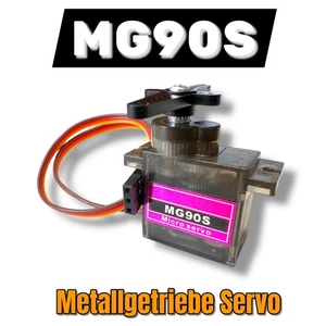 1 Stück Servo MG90S Metallgetriebe Mini Micro JR Stecker Flugzeug Ruderhorn 13g - Bild 1 von 19
