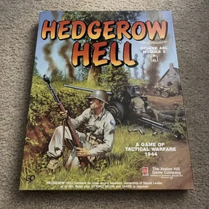 Vintage 1987 Avalon Hill Deluxe ASL Module 2 WW2 Hedgerow Hell Incomplete - Picture 1 of 6