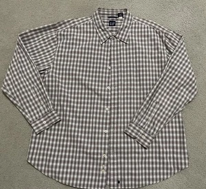 XXL GAP MENs Button Down Plaid Shirt - EUC - Picture 1 of 5