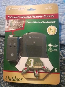 Westinghouse 3 Outlet Wireless Remote Control Outdoor New In Packaging - Picture 1 of 8