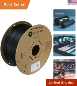 Matte Charcoal Black PLA Filament 1.75mm 3kg - Picture 1 of 9