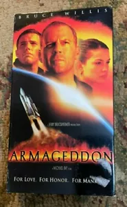 Armageddon (1998 Film) VHS Tape, Boxed, Very Good Condition - Picture 1 of 1
