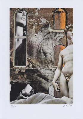  Diego Gorter - "Die Lust trägt deinen Namen" - Kunstdruck - Erotik Collage   - Bild 1 von 2