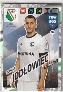 Panini FIFA 365 2018 Soccer Legia Warszawa No. 290 Tomasz Jodlowiec - Picture 1 of 1
