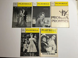 Vintage Playbill Lot of 5 1960s Theatre Applause Promises Promises Molly Brown - Picture 1 of 11