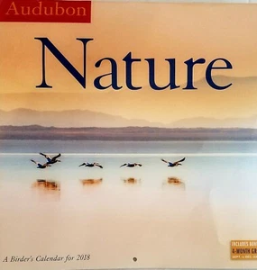 2018 Audubon NATURE a Birder's Calendar 12"×12" Hangable, Frameable Wall Art NIP - Picture 1 of 2