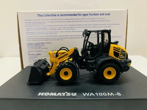 Komatsu WA100M-8 Wheel Loader 1/50 DieCast Model UH8145 New in Original Box - Picture 1 of 7