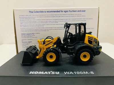 Komatsu WA100M-8 Wheel Loader 1/50 DieCast Model UH8145 New in Original Box - Image 1 of 4
