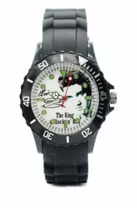 Elvis The King of Rock Rubber Band Wrist Watch - Picture 1 of 1