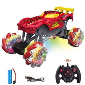1:16 Kids RC Remote Control 360° Rotating Off-Road Stunt Car Toy w/ Lights Music - Picture 1 of 16