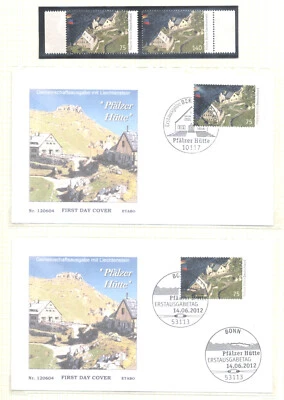 (701607) Joint Issue, Building, Archittecture, Germany/Liechtenstein - Image 1 of 2