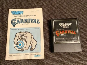 Carnival for Colecovision by Coleco videogame cartridge and manual NTSC game - Picture 1 of 2