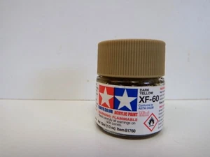 Tamiya - COLOR ACRYLIC PAINT MINI 10 ml - XF-60 DARK YELLOW - Picture 1 of 1
