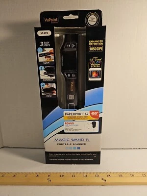 VuPoint MAGIC WAND IV Portable Scanner Wide LCD Panel 1050 DPI  - Image 1 of 4