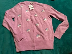 Crewcuts pink unicorn button down sweater long slee new with tags choose size❤️ - Picture 1 of 2