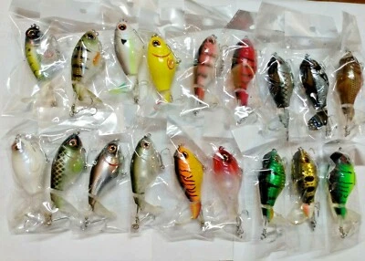 Whopper Plopper 75mm 17g Topwater Rotating Wobbler Crankbait - Lot of 18 colors - Image 1 of 4