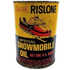 Shaler Rislone Special Snowmobile Oil Quart Can