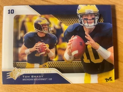 2010 Spx, Tom Brady’s Shadow Box Case Hit New England Patriots!!! - Image 1 of 2