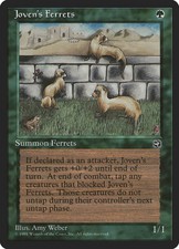 1X Joven's Ferrets Homelands NM/EX MTG CARD