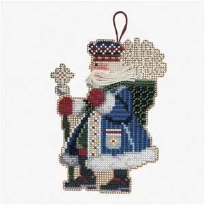 Winter Wonderland Beaded Cross Stitch Ornament Kit - Woodland Theme 2001 MHWS8 - Picture 1 of 5