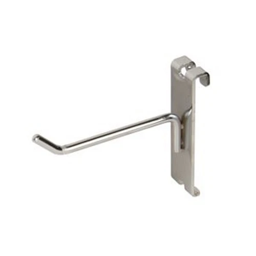 Only Hangers 4" Chrome Hooks For Gridwall or Mini Grid Cube Displays - 25 pcs - Image 1 of 1